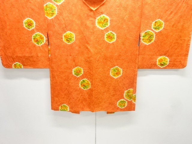 JAPANESE HAORI / UNUSED / SHIBORI / SHOCHIKUBAI